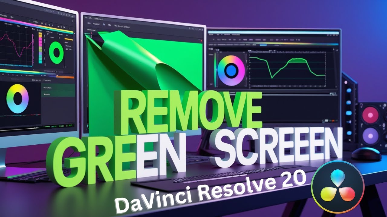 Remove green screen easily in DaVinci Resolve 2025 - YouTube
