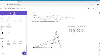 Olympiad Geometry Problem #12: Isosceles Triangle, Angle Bisector, Midpoint