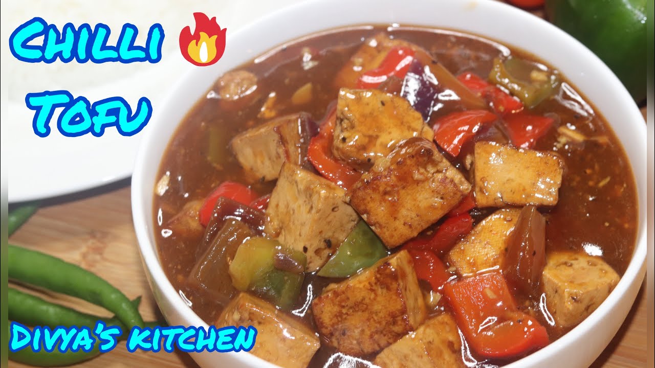 How To Make Hot and Spicy Chilli Tofu Gravy At Home Chilli Tofu