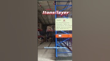 Mobile racking in a low height warehouse#project #mobilerackingsystem #rack #warehouse