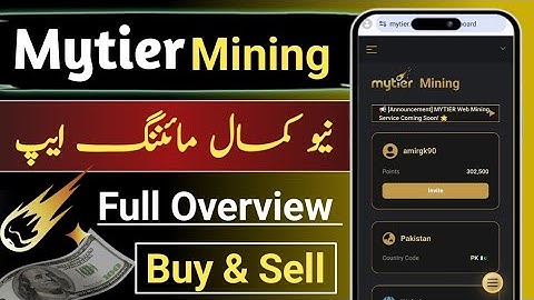Mytier Mining App Full Overview|| Mytier Details Video|| Mytier Working details|| Mytier 