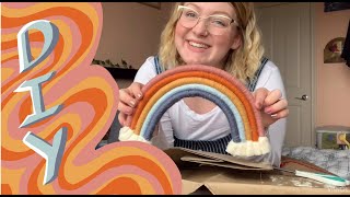 DIY RAINBOW Wall Art EASY