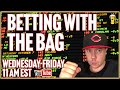 NHL | NBA | MLB | Sports Betting Live | Betting with the Bag | Fri, Apr 26th, 2024