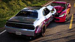 Car Crashes and Dangerous Driving #02 - BeamNG Drive