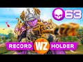 63 kills solo trios world record in warzone