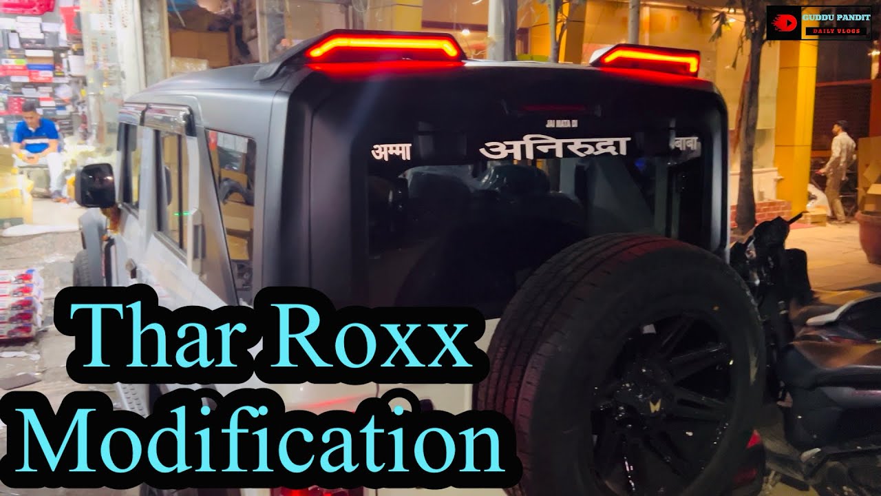 Thar Roxx modification in Karol Bagh 