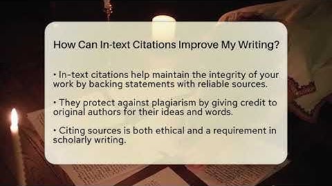 How Can In-text Citations Improve My Writing? - The Language Library
