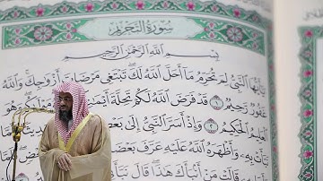 سعود الشريم - سورة التحريم (66) بجودة عالية - Saud_AlShuraim - Surah At-Tahrim [66]