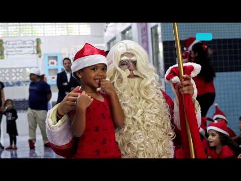 Entrega de brinquedos no Centro de Educação Infantil Palti