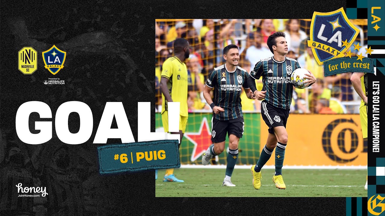 GOAL: Riqui Puig converts penalty for last-minute LA Galaxy equalizer - LA Galaxy