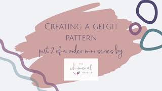 How to marble paper - Part 2: Gelgit Pattern