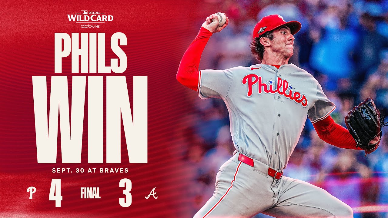 Phillies vs. Braves: Wild Card Full Game 2 Highlights (September 30) | 2026 MLB Postseason