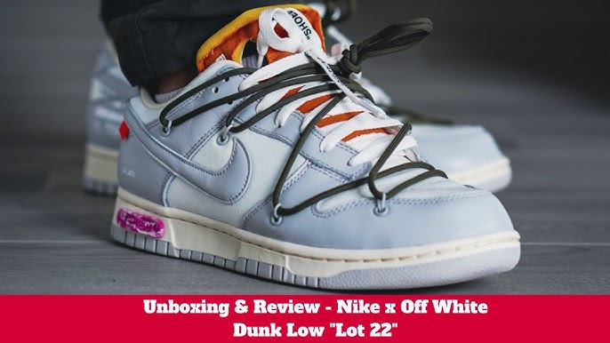 Nike Dunk Low Off-White Lot 22 Request – Justshopyourshoes