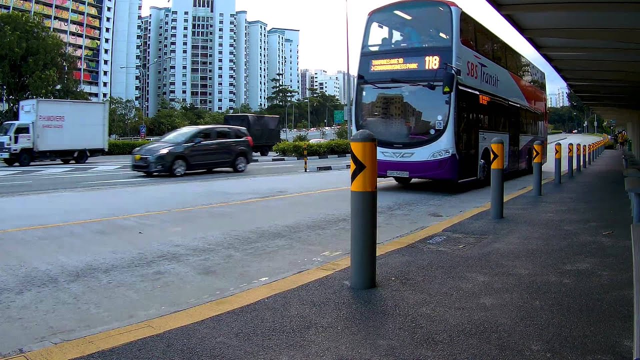 Singapore, Punggol TPE bus stop - YouTube