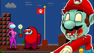 Zombie Mario (좀비 마리오) - funny animation among us ep.1