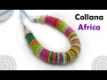 Collana Africa a crochet