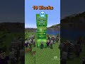 Minecraft: 1 Block vs 100 Creepers 😱