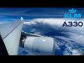 KLM Airbus A330 🇫🇷 Paris CDG - Sint Maarten SXM 🇸🇽 via Amsterdam Schiphol 🇳🇱 Full Flight Report