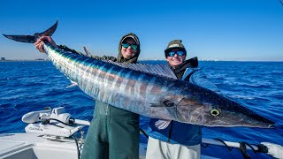 3 GIANT wahoo in 45 min! Catch Clean Cook