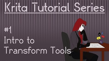 Krita Transform Tool Series: Intro to the Basics!