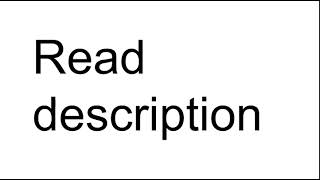 Read description to fine more