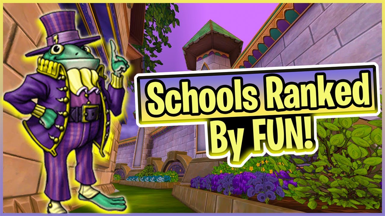 Wizard101 Schools Ranked By FUN YouTube