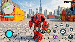 Cliff Jumper Transformer Jet Robot Car Game 2026 - Android Gameplay FHD screenshot 5