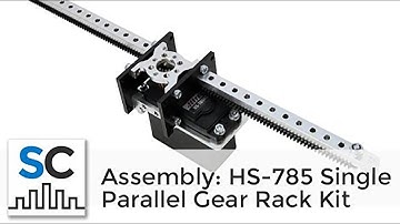 HS-785 Single Parallel Gear Rack Kit Assembly Video