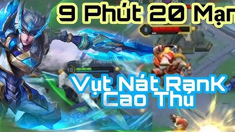 TOP 1 TRIỆU VÂN - Triệu Vân Đi Rừng Full Dame Trâu Nhất Team Làm Team Bạn Chạy Té Khói ✓