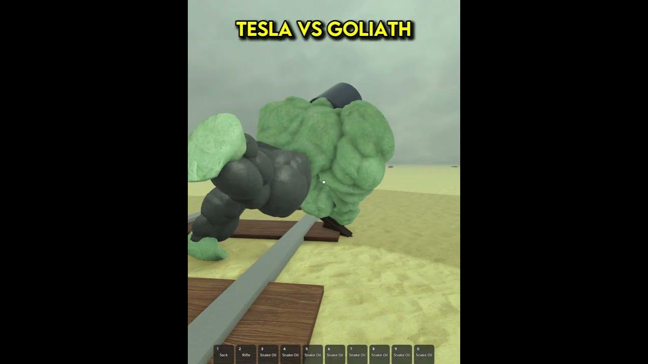 Nikola Tesla VS Goliath Boss #deadrails #roblox