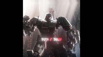 I....AM....MEGATROON!! Music- APOGEE #4k #edit #shorts  #megatron #transformersone