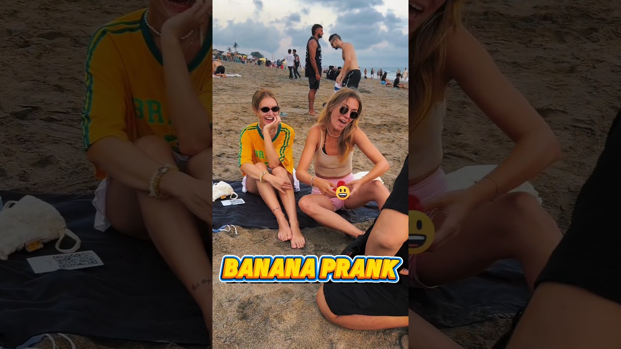 Banana Prank at Canggu Beach 🏖 