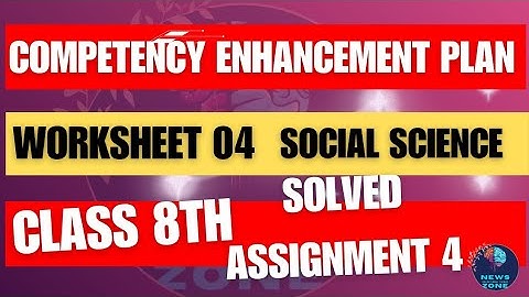 Class 8 SST assignment 4 solution | cep assignment 4 |english medium | punjabi medium #cepworksheets
