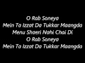 atif aslams rabba sacheya s lyrics