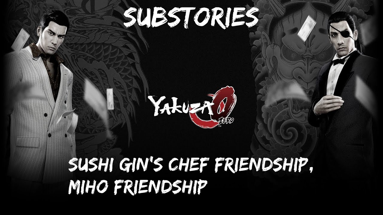 Yakuza 0 (PS4) Sushi Gin's Chef and Miho Friendship YouTube