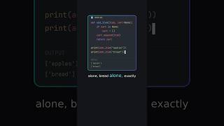 Python Mutable Default Argument Bug: Your List Isn't Created Fresh Every Call