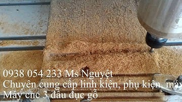 CNC 1325 - 3 ĐẦU ĐỤC GỖ, CẮT QUẢNG CÁO ĐỀU ĐƯỢC