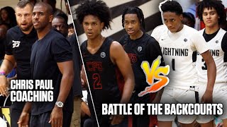 Aden Holloway \& Rob Dillingham vs Elliot Cadeau \& Tahaad Petiford! Nation's BEST Backcourts GO AT IT