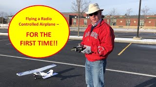 First Time Flying a Radio Controlled Airplane!