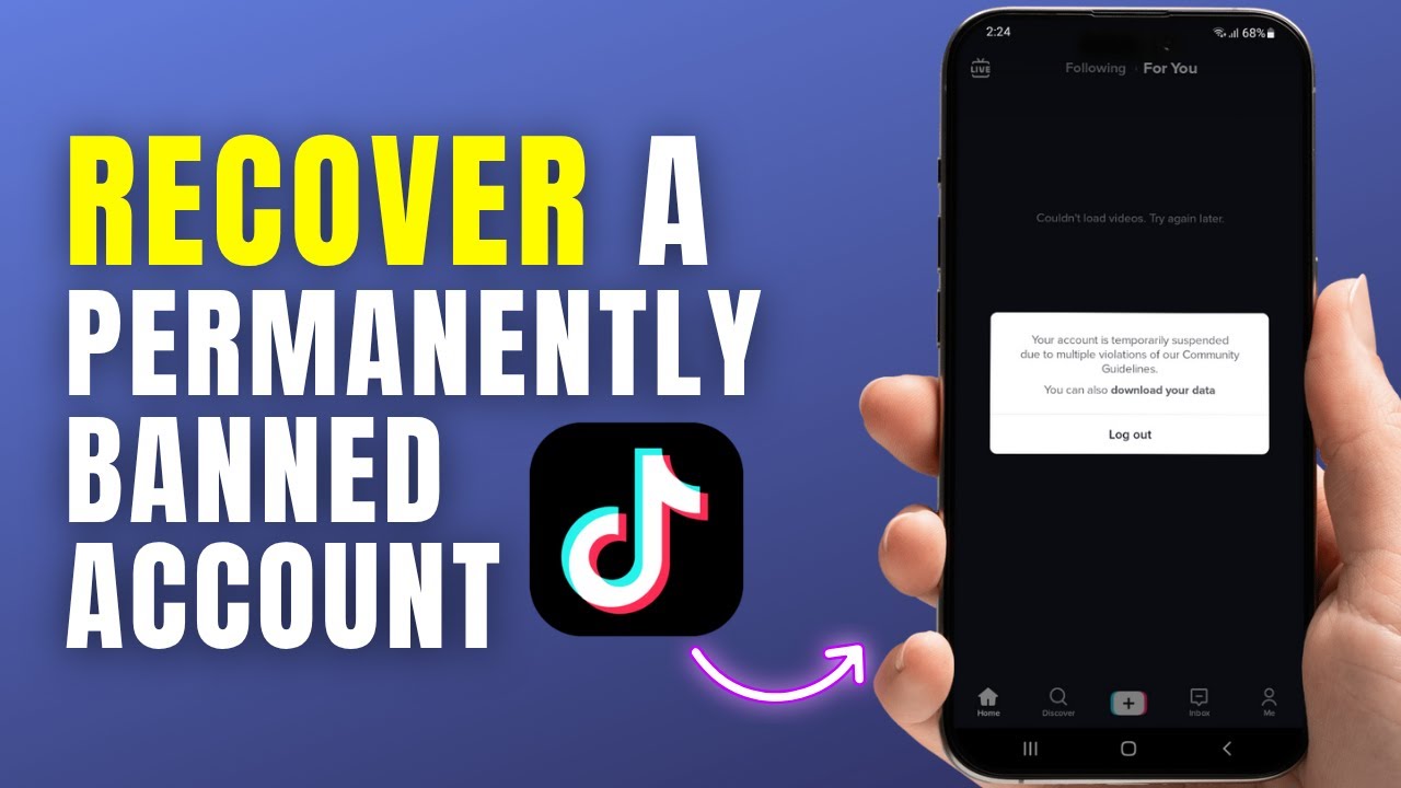 How to Recover a Permanently Banned TikTok Account (Solved) - YouTube