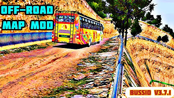 🙋NEW😉OFF-ROAD🥳HILLS MAP MOD|BUSSID V3.7.1|How to add mod?|#bussidmod #bussid #bussimulatorindonesia