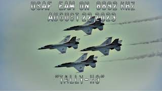 Military Radio Usaf Emergency Action Message On 8992 Khz Tally-Ho Aug 22 2023