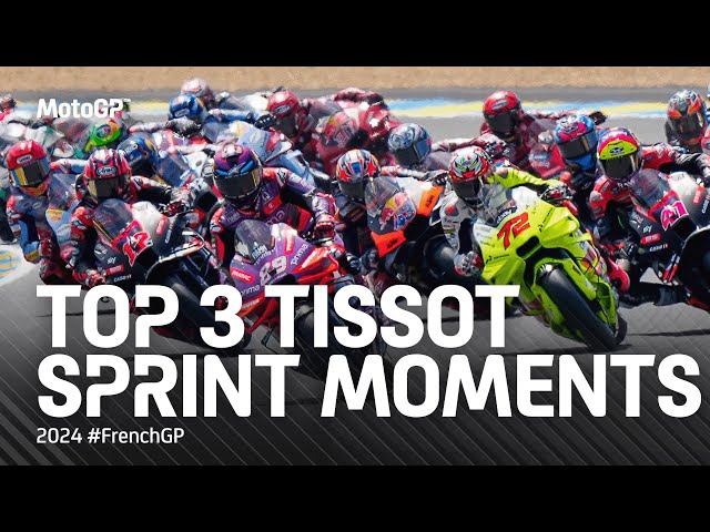 Top 3 Tissot Sprint Moments 🦾 | 2024 #FrenchGP class=