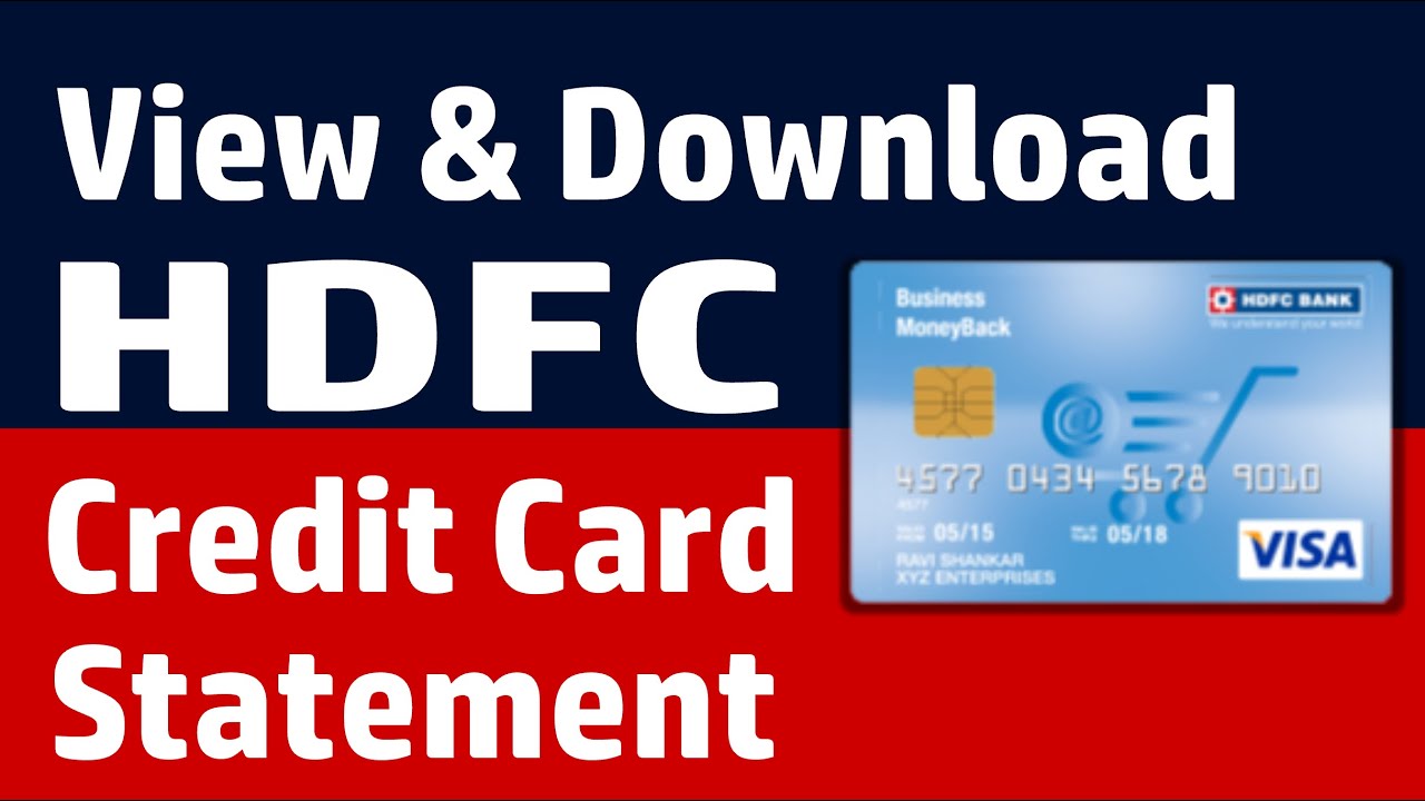 How To Check Hdfc Credit Card Statement Online à¤à¤šà¤¡ à¤à¤«à¤¸ à¤• à¤° à¤¡ à¤Ÿ à¤• à¤° à¤¡ à¤¸ à¤Ÿ à¤Ÿà¤® à¤Ÿ à¤š à¤• à¤•à¤° Youtube