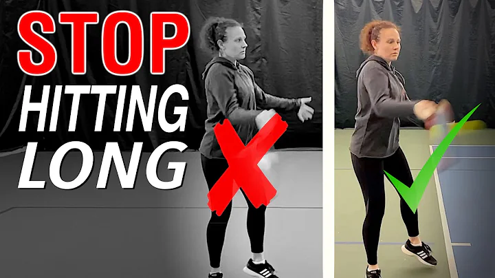 Stop hitting the ball LONG - tennis lesson