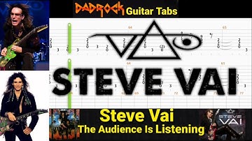 The Audience Is Listening - Steve Vai - Lead Guitar TABS Lesson