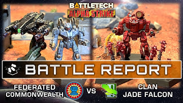Part 2: FedCom vs Clan Jade Falcon | CAMPAIGN! Battletech Alpha Strike Battle Report | Clan Invasion