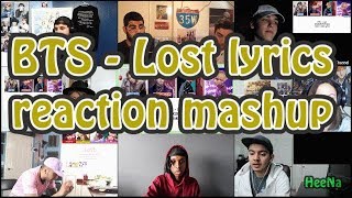 [BTS] Lost lyrics video｜reaction mashup *request*