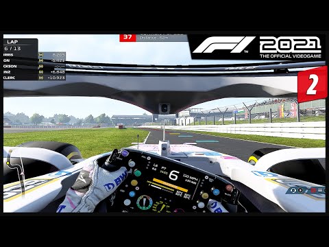 F1 2021 - SilverstoneGP Yarış Ortasında Lastik Patlıyor! Hikaye #2 /wheelcam