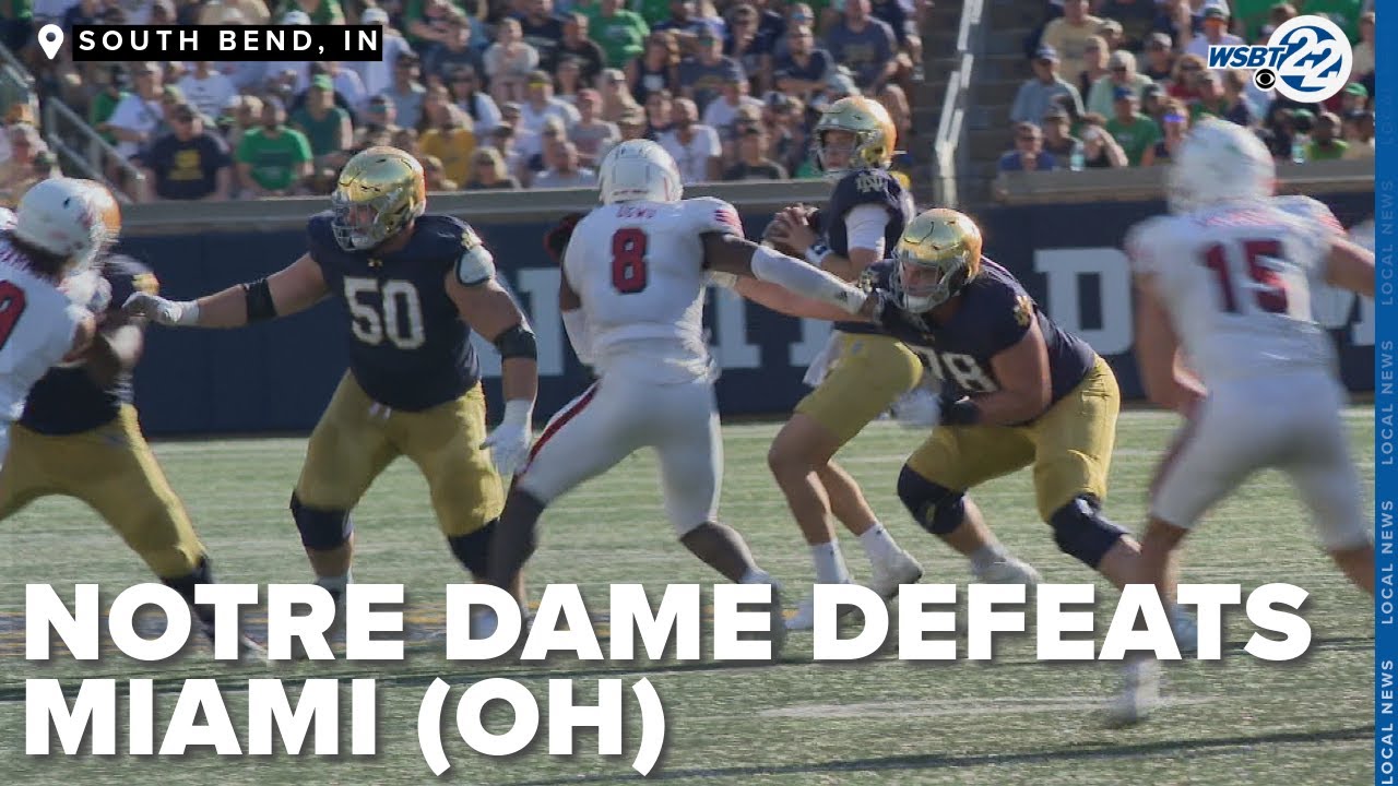 What Time Is The Notre Dame Miami Football Game Tonight